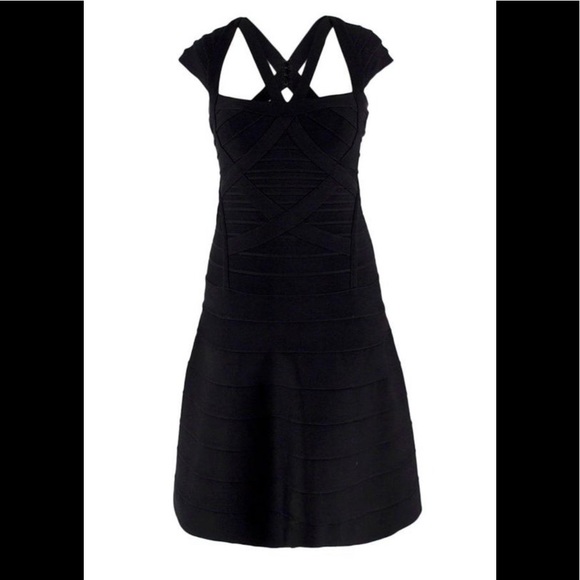 Herve Leger Beatriz Essential A-line Dress - Picture 1 of 10